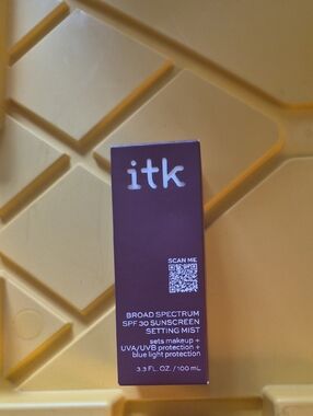 itk broad spectrum spf 30 sunscreen setting mist